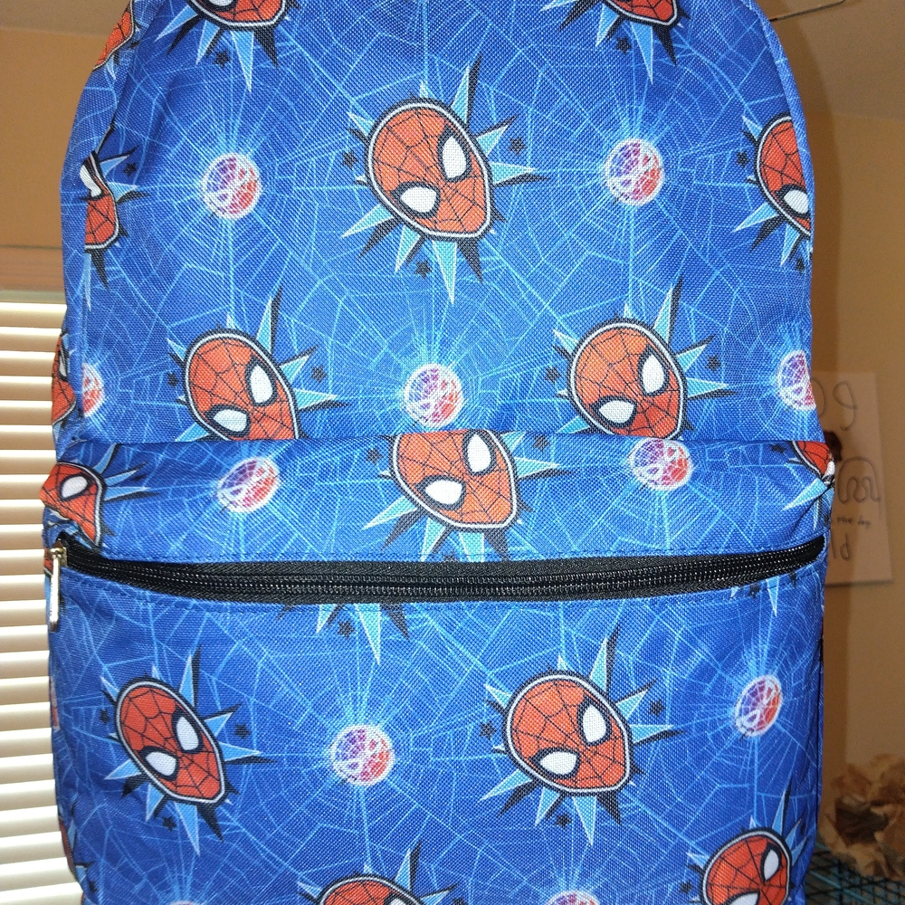 Blue Spider-Man Backpack